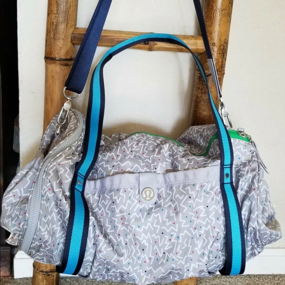 Lululemon High Mileage Seawheeze Duffle Gym Bag